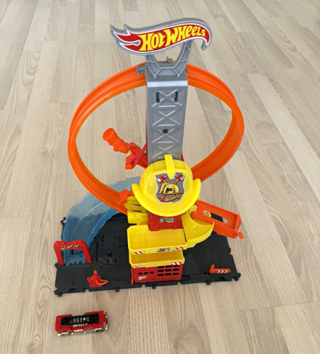 Hot wheels feuerwehr - wheels, feuerwehr-station