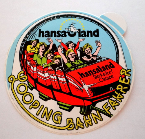 Werbe aufkleber nessie - werbe-aufkleber, looping