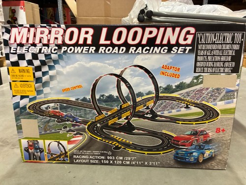 Autorennbahn set mirror loop - set,