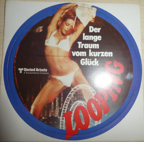 Vintage aufkleber looping - vintage,